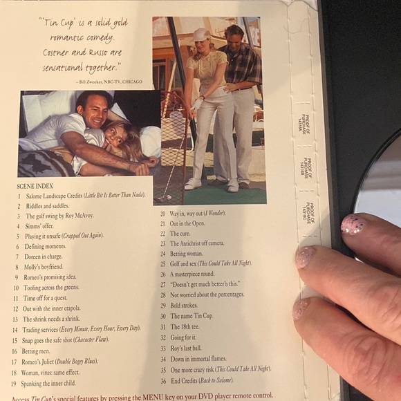 Warner Brothers “Tin Cup” rated R- used - Picture 3 of 4